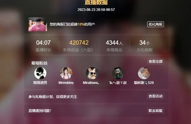 龙赫（嘎嘎爱播）主播图片