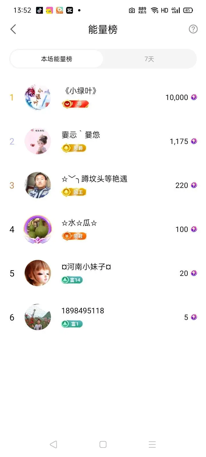 果宝兔🐇的主播照片