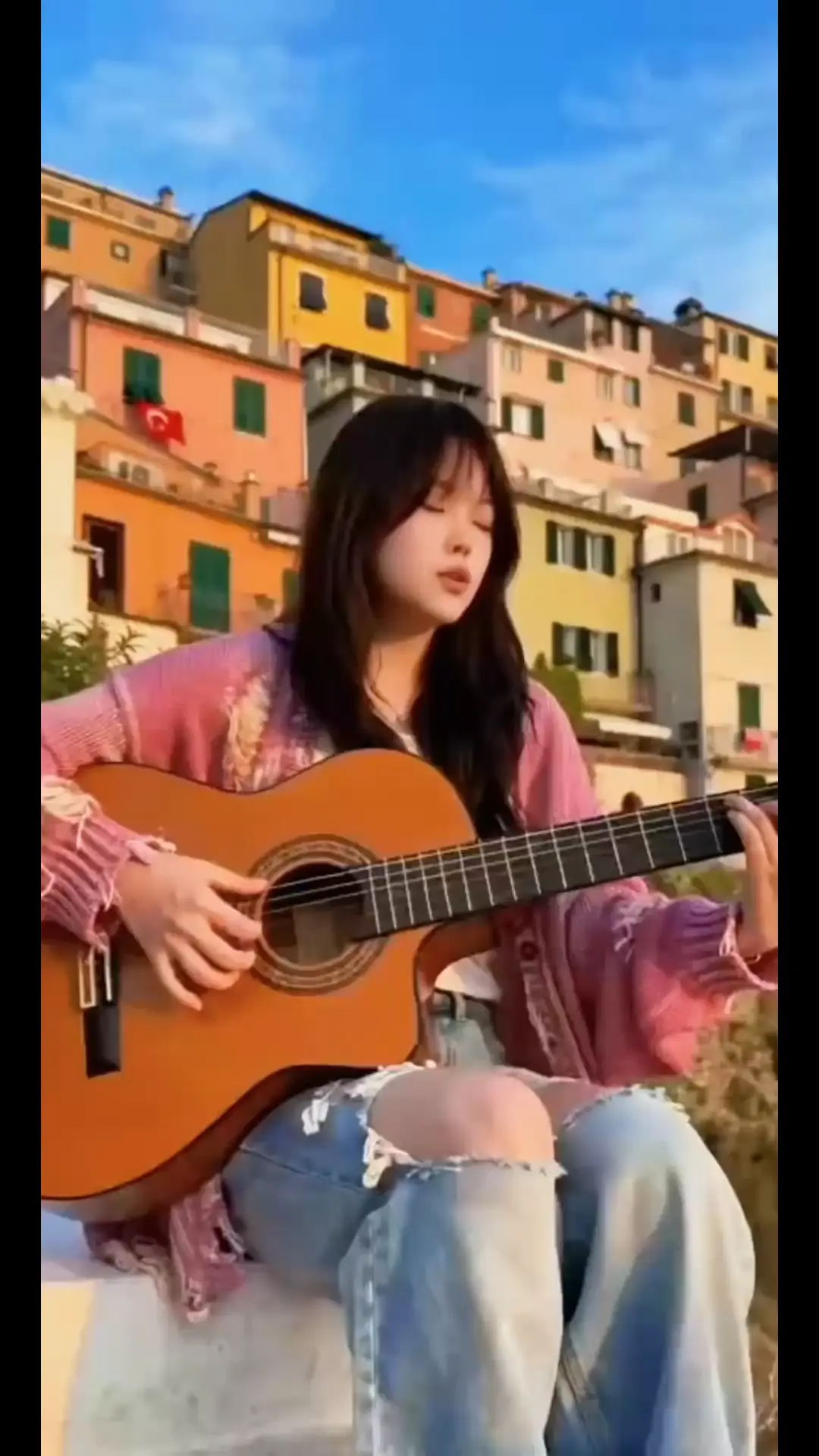 日落和旋律，把三角关