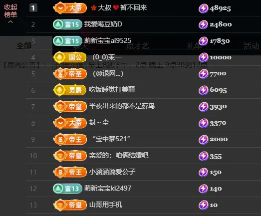 遇见美丽❤求百元榜的主播照片