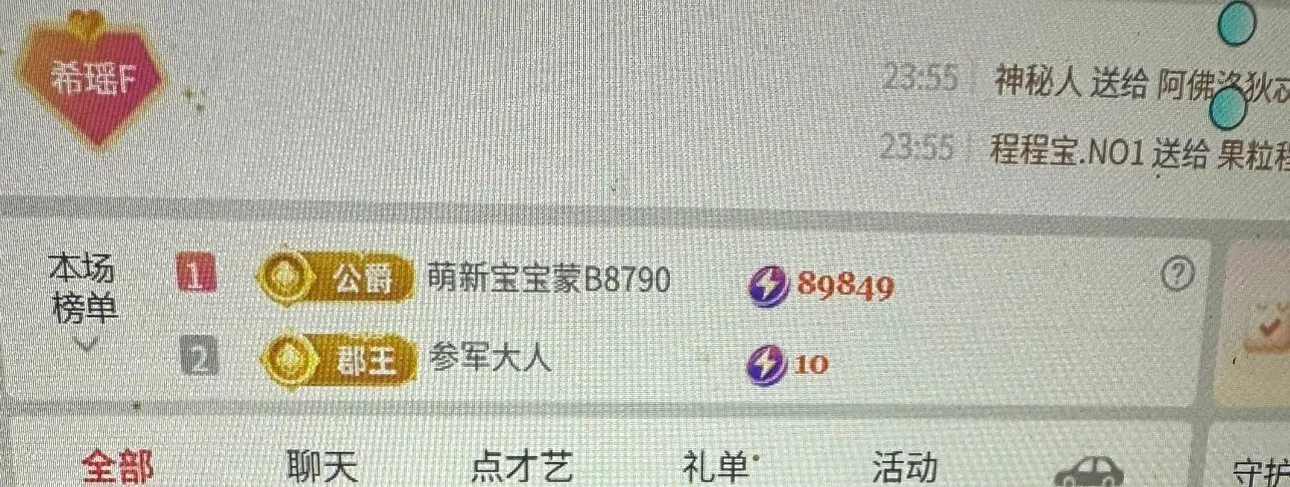 希瑶休一天主播图片